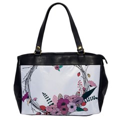 Flowers Twig Corolla Wreath Lease Office Handbags by Nexatart