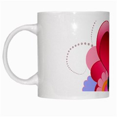 Heart Red Love Valentine S Day White Mugs