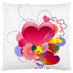 Heart Red Love Valentine S Day Large Cushion Case (One Side) Front