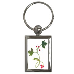 Element Tag Green Nature Key Chains (rectangle)  by Nexatart