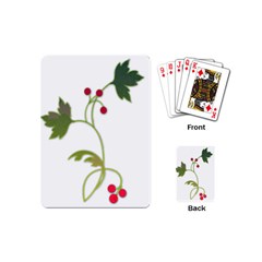 Element Tag Green Nature Playing Cards (mini)  by Nexatart