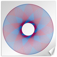 Spirograph Pattern Drawing Design Canvas 20  X 20   by Nexatart