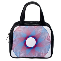 Spirograph Pattern Drawing Design Classic Handbags (one Side)