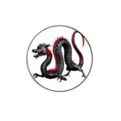 Dragon Black Red China Asian 3d Hat Clip Ball Marker (10 Pack) by Nexatart