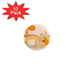 Even Cat Hates Monday 1  Mini Magnet (10 pack) 