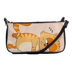 Even Cat Hates Monday Shoulder Clutch Bags by Catifornia