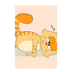 Even Cat Hates Monday Shower Curtain 48  X 72  (small)  by Catifornia