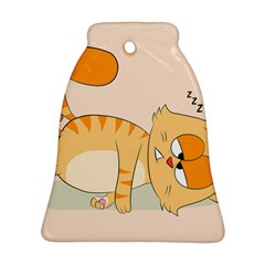 Even Cat Hates Monday Bell Ornament (two Sides) by Catifornia