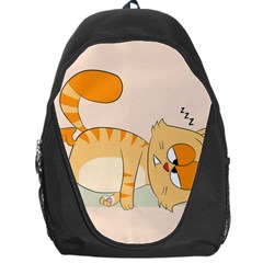 Even Cat Hates Monday Backpack Bag by Catifornia