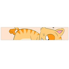 Even Cat Hates Monday Flano Scarf (Large)