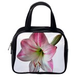 Flower Blossom Bloom Amaryllis Classic Handbags (2 Sides) Back