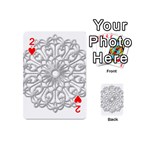 Scrapbook Side Lace Tag Element Playing Cards 54 (Mini)  Front - Heart2