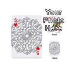 Scrapbook Side Lace Tag Element Playing Cards 54 (Mini)  Front - Heart5