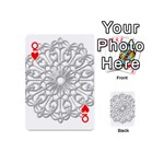 Scrapbook Side Lace Tag Element Playing Cards 54 (Mini)  Front - HeartQ