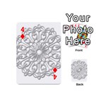 Scrapbook Side Lace Tag Element Playing Cards 54 (Mini)  Front - Diamond4