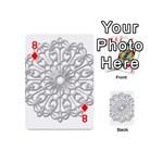 Scrapbook Side Lace Tag Element Playing Cards 54 (Mini)  Front - Diamond8