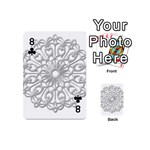 Scrapbook Side Lace Tag Element Playing Cards 54 (Mini)  Front - Club8