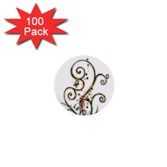 Scroll Magic Fantasy Design 1  Mini Buttons (100 pack) 