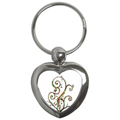 Scroll Magic Fantasy Design Key Chains (Heart) 