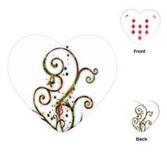 Scroll Magic Fantasy Design Playing Cards (heart)  by Nexatart