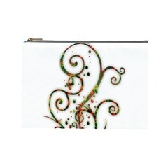 Scroll Magic Fantasy Design Cosmetic Bag (Large) 