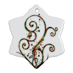 Scroll Magic Fantasy Design Ornament (snowflake) by Nexatart