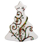 Scroll Magic Fantasy Design Christmas Tree Ornament (Two Sides) Front
