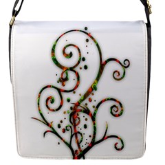 Scroll Magic Fantasy Design Flap Messenger Bag (S)