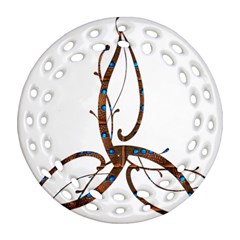 Abstract Shape Stylized Designed Ornament (round Filigree)