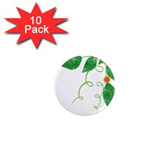Scrapbook Green Nature Grunge 1  Mini Magnet (10 Pack)  by Nexatart
