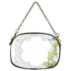 Scrapbook Element Lace Embroidery Chain Purses (one Side) 