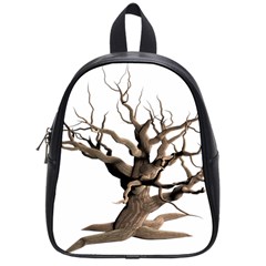 Tree Isolated Dead Plant Weathered School Bags (small) 