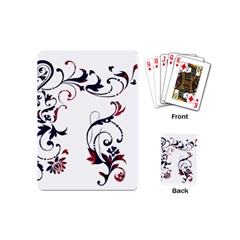 Scroll Border Swirls Abstract Playing Cards (mini)  by Nexatart