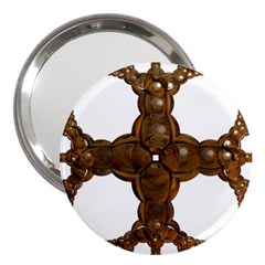 Cross Golden Cross Design 3d 3  Handbag Mirrors by Nexatart