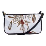 Floral Spray Gold And Red Pretty Shoulder Clutch Bags Front
