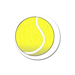 Tennis Ball Ball Sport Fitness Magnet 3  (round) by Nexatart