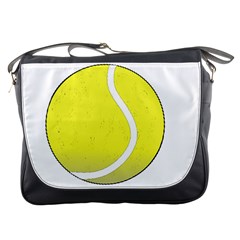 Tennis Ball Ball Sport Fitness Messenger Bags by Nexatart