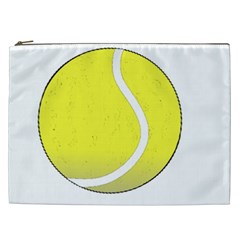 Tennis Ball Ball Sport Fitness Cosmetic Bag (xxl)  by Nexatart