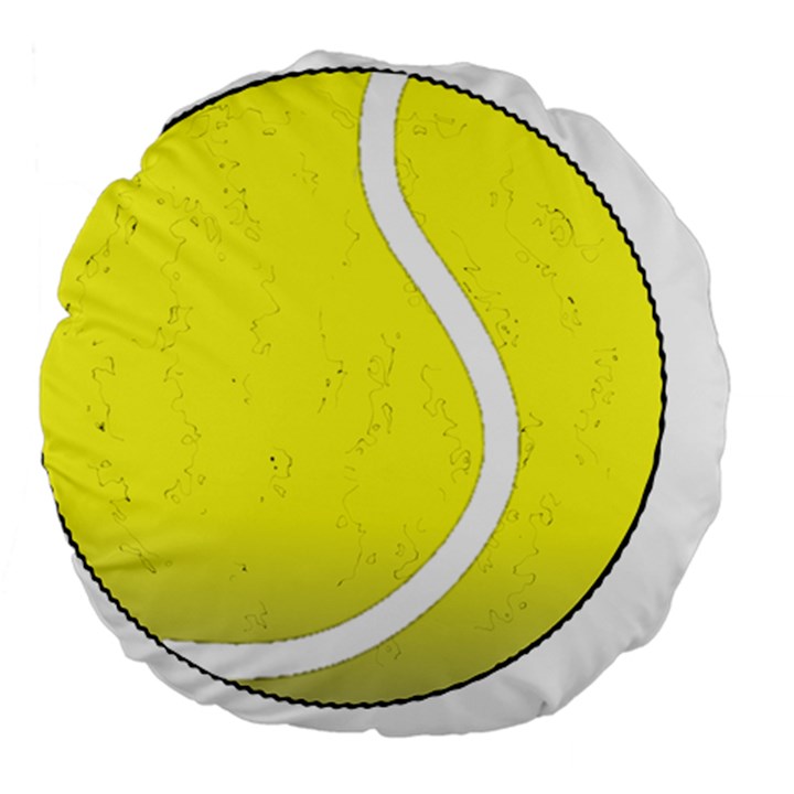 Tennis Ball Ball Sport Fitness Large 18  Premium Round Cushions