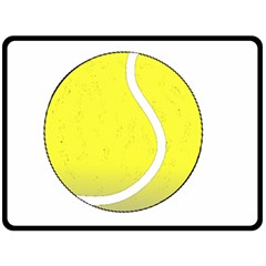 Tennis Ball Ball Sport Fitness Double Sided Fleece Blanket (large)  by Nexatart