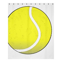 Tennis Ball Ball Sport Fitness Shower Curtain 60  X 72  (medium)  by Nexatart