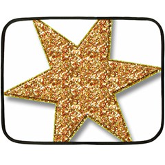 Star Glitter Fleece Blanket (mini) by Nexatart