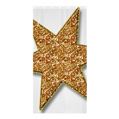 Star Glitter Shower Curtain 36  X 72  (stall)  by Nexatart