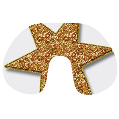 Star Glitter Travel Neck Pillows by Nexatart