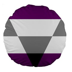 Aegosexual Autochorissexual Flag Large 18  Premium Round Cushions by Mariart