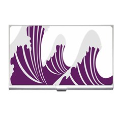 Waves Purple Wave Water Chevron Sea Beach Business Card Holders