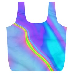 Aurora Color Rainbow Space Blue Sky Purple Yellow Full Print Recycle Bags (l)  by Mariart