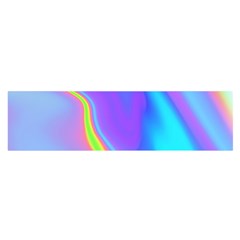 Aurora Color Rainbow Space Blue Sky Purple Yellow Satin Scarf (oblong) by Mariart