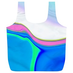 Aurora Color Rainbow Space Blue Sky Purple Yellow Green Full Print Recycle Bags (l)  by Mariart