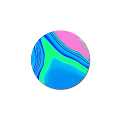 Aurora Color Rainbow Space Blue Sky Golf Ball Marker (4 Pack)